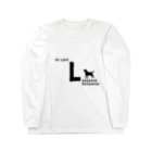 onehappinessのMY LOVE LABRADOR RETRIEVER（ラブラドールレトリバー） ロングスリーブTシャツ