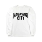 jimotyの長崎　NAGASAKI　ナガサキシティ Long Sleeve T-Shirt