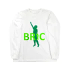 ブリっくん・ボバースキャンプショップのBRiC　OHR　グリーン ロングスリーブTシャツ