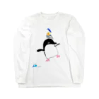 LittleLoroのアデリーペンギンの浮かれ具合 Long Sleeve T-Shirt