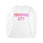 JIMOTO Wear Local Japanの横浜市 YOKOHAMA CITY ロングスリーブTシャツ