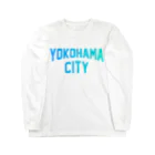 JIMOTOE Wear Local Japanの横浜市 YOKOHAMA CITY Long Sleeve T-Shirt