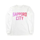 JIMOTO Wear Local Japanの札幌市 SAPPORO CITY ロングスリーブTシャツ