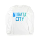 JIMOTOE Wear Local Japanの新潟市 NIIGATA CITY Long Sleeve T-Shirt