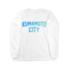 JIMOTO Wear Local Japanの熊本市 KUMAMOTO CITY ロングスリーブTシャツ