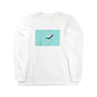 あたまよわよわの泳ぐネコ、さかもと Long Sleeve T-Shirt