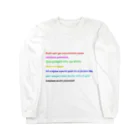 でおきしりぼ子の実験室の自分の可能性_無限の可能性(ラテン語) Long Sleeve T-Shirt