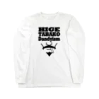 キッズモード某のヒゲタバコダンディズム(モノトーン) Long Sleeve T-Shirt