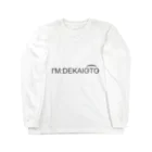 デカい音ショップのI M：DEKAIOTO ロングスリーブTシャツ