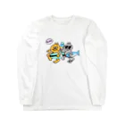 じゅんこママの店のAloha cat color Long Sleeve T-Shirt