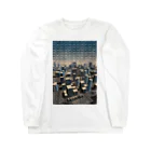 kunisakiokosunjarの 広田守弘版画B Long Sleeve T-Shirt