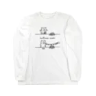 PokuStarのハムスターと万国旗 Long Sleeve T-Shirt