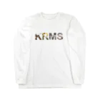 KRMSのアニマルロゴ ロングスリーブTシャツ