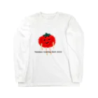 shon&co.の衝撃波を受けるトマト ロングスリーブTシャツ