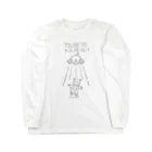 piggyのUFOと女の子 Long Sleeve T-Shirt