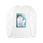 花信風のお店の寂しそうな少年 Long Sleeve T-Shirt