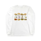 mofusandのにゃんこバーガー Long Sleeve T-Shirt