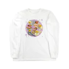 あにまるめいとのケーキとオカメインコ Long Sleeve T-Shirt