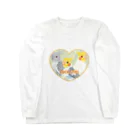 あにまるめいとのハート型オカメインコ Long Sleeve T-Shirt