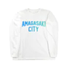 JIMOTO Wear Local Japanの尼崎市 AMAGASAKI CITY ロングスリーブTシャツ