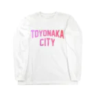 JIMOTO Wear Local Japanの豊中市 TOYONAKA CITY ロングスリーブTシャツ