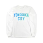 JIMOTO Wear Local Japanの横須賀市 YOKOSUKA CITY ロングスリーブTシャツ