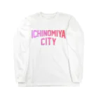 JIMOTO Wear Local Japanの一宮市 ICHINOMIYA CITY ロングスリーブTシャツ