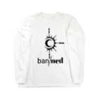 bannedのbanned  SUN＆MOON ロングスリーブTシャツ