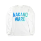 JIMOTO Wear Local Japanの中野区 NAKANO WARD Long Sleeve T-Shirt