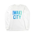 JIMOTO Wear Local Japanのいわき市 IWAKI CITY Long Sleeve T-Shirt
