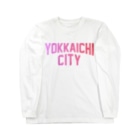 JIMOTO Wear Local Japanの四日市 YOKKAICHI CITY Long Sleeve T-Shirt