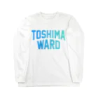 JIMOTOE Wear Local Japanの豊島区 TOSHIMA WARD Long Sleeve T-Shirt