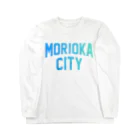 JIMOTO Wear Local Japanの盛岡市 MORIOKA CITY Long Sleeve T-Shirt