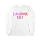 JIMOTO Wear Local Japanの福島市 FUKUSHIMA CITY ロングスリーブTシャツ