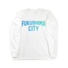 JIMOTO Wear Local Japanの福島市 FUKUSHIMA CITY ロングスリーブTシャツ