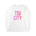 JIMOTOE Wear Local Japanの津市 TSU CITY Long Sleeve T-Shirt