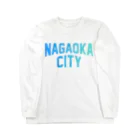 JIMOTO Wear Local Japanの長岡市 NAGAOKA CITY ロングスリーブTシャツ