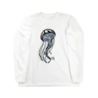 PHANT-ﾌｧﾝﾄ-のクラゲ(黒 ロングスリーブTシャツ