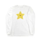 のんびりのこショップのニコニコお星さま Long Sleeve T-Shirt