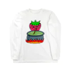 いちごのチーゴくん＆ゴーストベジタブルズのいちごのチーゴくん　鍋でグツグツ Long Sleeve T-Shirt