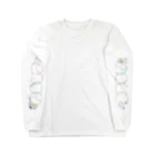 Circlothesのあじさい白② Long Sleeve T-Shirt