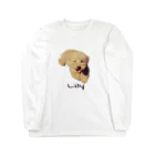 go_go_ubariの犬Tee(プードル) ロングスリーブTシャツ