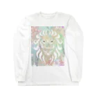 machiakeyのライオン - Color Lion - ロングスリーブTシャツ