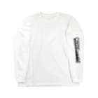 CarneTribe second カルネトライブセカンドクラフトビアバーのCarneTribe モノクロロゴ袖 ロングTシャツ Long Sleeve T-Shirt