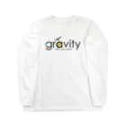 Sk8ersLoungeのGravityBlacklogo　ver2 ロングスリーブTシャツ