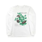 kitaooji shop SUZURI店のアカボシゴマダラとエノキ Long Sleeve T-Shirt