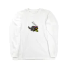 完熟トマト新聞のタスマニアデビルは死んだものを食べる Long Sleeve T-Shirt