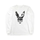 SIXTY-NINE FACTORYのBlack Bunny Mask ロングスリーブTシャツ