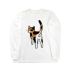 Riotoのねこけつω（三毛猫） Long Sleeve T-Shirt