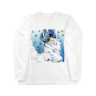 青豹の抱きしめる猫ちゃん Long Sleeve T-Shirt